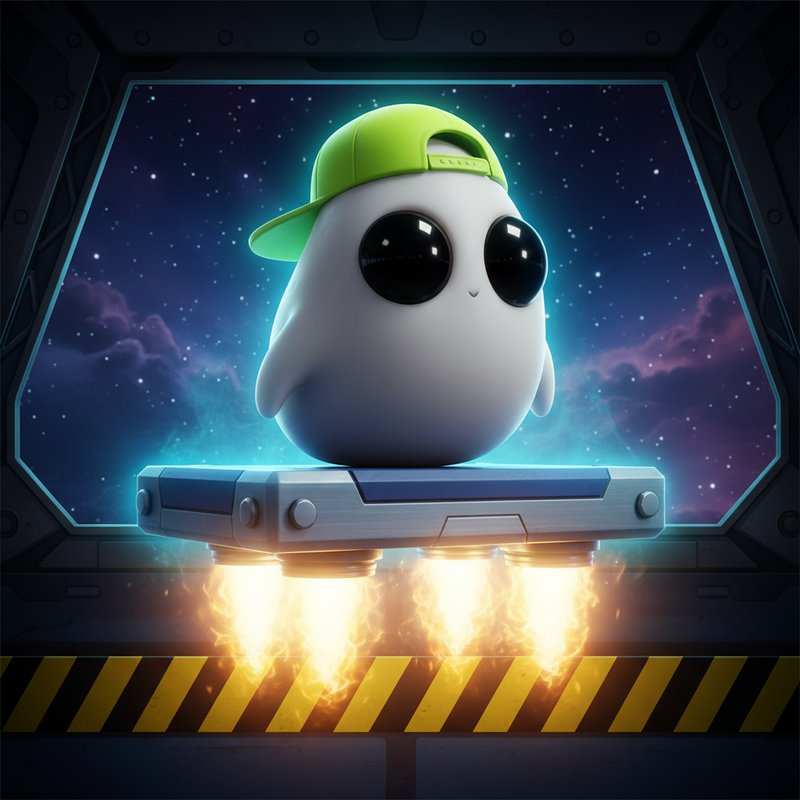 Jumper slot game: γκρι εξωγήινος χαρακτήρας με πράσινο καπέλο στέκεται σε μεταλλική πλατφόρμα με φλόγες ρουκέτας και φωτεινή οθόνη πολλαπλασιαστή, διαστημικό φόντο με αστέρια